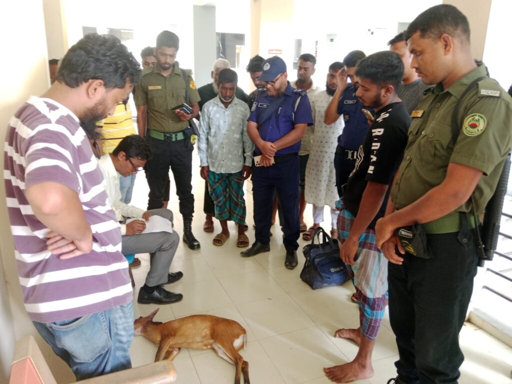 হবিগঞ্জের বাহুবল উপজেলায় বন্যপ্রাণী সংরক্ষণ ও নিরাপত্তা আইন লঙ্ঘনের দায়ে এক ব্যক্তিকে জরিমানা ও কারাদণ্ড