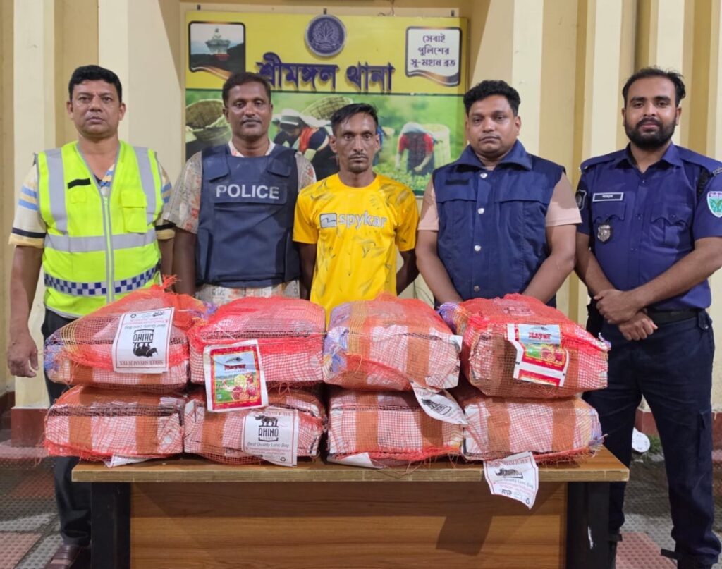 শ্রীমঙ্গলে ৩২ হাজার শলাকা বিদেশি সিগারেটসহ গ্রেপ্তার ১